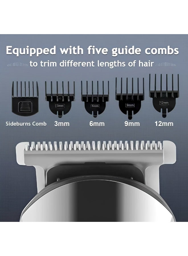 BASILKIT Electric Hair Trimmer for men,11-in-1  Body Trimmer ，Body Shaver Groomer Safe Suitable, Shaver Rechargeable Waterproof Wet And Dry,Electric Shaver for Men black - Image 5